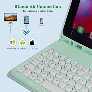 เคสแท็บเล็ตพร้อมคีย์บอร์<span class=keywords><strong>ด</strong></span> Android สำหรับ iPad 9 รุ่นที่ 10 ขนาด 10.9 นิ้ว ปี 2022 และ iPad 12.9 Mini 6 Air 4 ขนาด 12.9 นิ้ว ปี 2020 2021 - Product Image 4