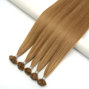 Extensioni per capelli Lanmuse V-Tip Prebonded, in capelli umani Remy russi, a doppia tessitura, da un singolo donatore, sbiancate, a trama singola, per saloni di alta gamma - Product Image 4