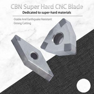 Pastilhas de Corte CBN Atacado da China para Torneamento CNGA/DNGA/SNGA/TNGA/VNGA/WNGA 1604 0804 OEM Personalizadas PVD/CVD para Aço VNGA - Product Image 4