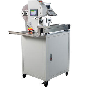 Rongbang drapeau étiqueteuse demi-pli PLC CNC contrôle pour câble à fibres optiques cordon de raccordement cavalier queue de cochon RBTX-300D de Production - Product Image 1
