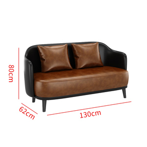 Sang trọng hiện đại kết hợp màu sắc thanh sofa Booth Set hộp đêm Cocktail phòng VIP phòng tiếp tân kim loại bàn ghế đồ nội thất - Product Image 6