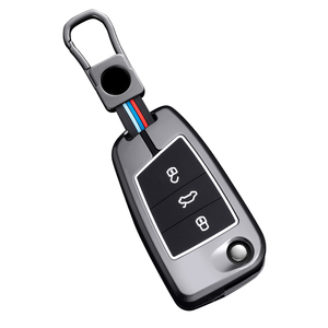 ฝาครอบเคสกุญแจรถยนต์ทำจากซิงค์อัลลอยสำหรับ Volkswagen <span class=keywords><strong>VW</strong></span> Golf 7 Alltrack MK7 Tiguan Seat ateca LEON FR 2 Ibiza Skoda Key Accessories - Product Image 6