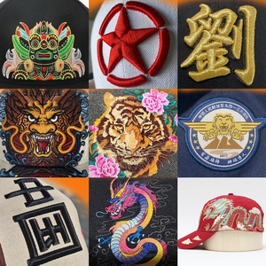 Tùy chỉnh in thêu thể thao Mũ bóng chày 5-6 Bảng điều khiển cấu trúc 100% bông chất lượng cao Visor với báo/trái cây thiết kế - Product Image 6