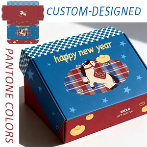 Cajas de Envío de Cartón Corrugado con Logotipo Personalizado, para Ropa, Marca F <span class=keywords><strong>B</strong></span> E-flute, Tipo Avión - Product Image 4