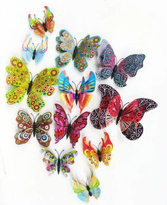 Home Decor DIY Wall Decoration 3D Butterfly Design Magnetic Refrigerator <strong>Magnet</strong> Luminous Fridge <strong>Magnets</strong> - Product Image 6