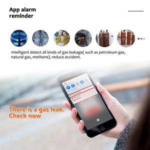 Detector de Gás WiFi Tuya Alarme de Combustível com Tela Colorida Exibindo Temperatura Aplicativo Smart Life Cozinha Vila Armazém - Product Image 3
