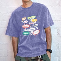 T-shirt tie-dye pour homme, expédition depuis l'entrepôt américain en 3 à 5 jours, service de personnalisation de motifs tendance, impression directe (POD)