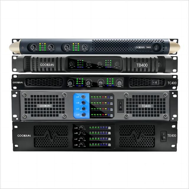 Demao 4 Channel Professional Digital Audio Amplifiers with Class D Amplifier Board Use for DJ Stage