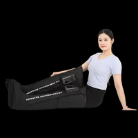 Masseur pour les pieds et les jambes à compression d'air, taille réglable, couleur personnalisée, confort doux, modes de récupération, AS ALL STAR CE