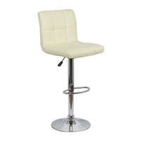Tabourets de bar pivotants en cuir PU réglables en hauteur, modernes, pour la maison, le restaurant, l'hôtel, le café, la salle à manger