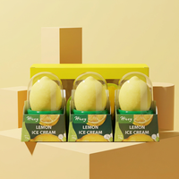 Hicey, crème glacée en forme de citron, best-seller, crème glacée en forme 3D, certifiée Hahal