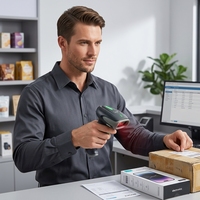 Lecteur de codes-barres CCD portable filaire USB 1D de haute qualité à prix abordable pour paiement mobile en entrepôt et supermarché