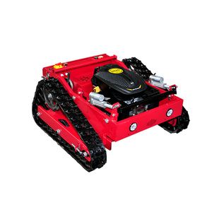 Cortacésped industrial de orugas con control remoto de 24 V y 4 tiempos, mango plegable, motor de 173 cc, venta al por mayor de fábrica para desmalezado y corte de césped - Product Image 1