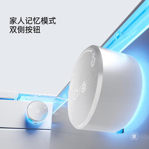 Toilette intelligente avec réservoir encastré, montage mural, chasse d'eau par siphon, capacité de charge de 3,0 L, 4,5 L, 200 kg, fonction d'éclairage V12 - Product Image 3