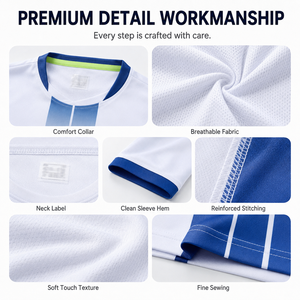 Seragam Sepak Bola Pria Custom, Jersey Sublimasi, Training Sport, Kaos & Celana Pendek Cepat Kering, Set Seragam Sepak Bola Dewasa - Product Image 3