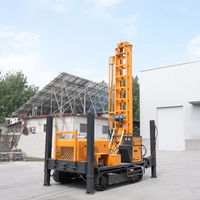 Foreuse hydraulique diesel sur chenilles JTQZ-350 pour puits d'eau, profondeur 350m, idéale pour routes boueuses - Approvisionnement direct usine