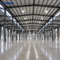 VICDOWEX Bâtiment à structure en acier à grande portée pour usine industrielle, atelier, entrepôt et hangar avec garantie de 5 ans