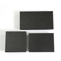 Boîte portefeuille raven et couverture de la terre, coffret d'emballage noir exquis, boîte-cadeau à offrir