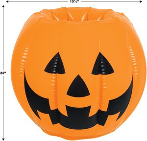Enfriador Inflable con Forma de Calabaza Jack O' Lantern, para Bebidas Frías o Dulces, Ideal para Eventos y Fiestas de Halloween - Product Image 4