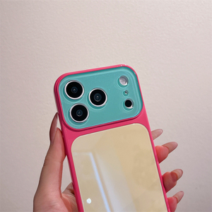 เคสโทรศัพท์สำหรับ iPhone 17 16 15 14 Pro Max สีสันตัดกัน สายคล้องมือ วัสดุ PC แข็ง สไตล์ Ins Dopamin สำหรับผู้หญิง พร้อมสายคล้อง/สายรัดข้อมือ - Product Image 4