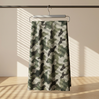 Tissu de travail camouflage 100% polyester 200 g/m², sergé 150 cm, imitation gabardine, tissu uniforme