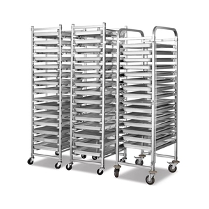 Four rotatif professionnel à commande numérique, à convection, pour la cuisson et la rôtissure, avec thermostat réglable, idéal pour les boulangeries - Product Image 2