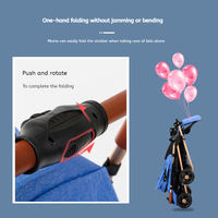 Poussette pliable légère en acier inoxydable pour bébés de 0 à 3 ans, simple, avec pare-soleil, en lin, position assise/allongée