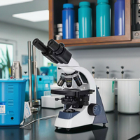 NK-200B 40X-1000X Binocular Biological Microscope for Universities and Research Labs With 45mm DIN Achromatic Objective