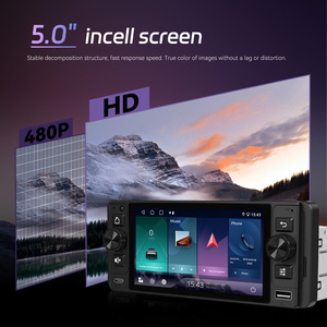 วิทยุติดรถยนต์ Podofo 5 นิ้ว 2+64GB 1Din ระบบ Android รองรับ CarPlay & Android Auto พร้อมบลูทูธ WIFI วิทยุ SWC DSP USB&Type-c จัดส่งรวดเร็ว - Product Image 4