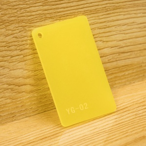 Lámina Acrílica Ecológica YG-02 que Brilla en la Oscuridad, Grosor de <span class=keywords><strong>3</strong></span>-15 mm, Tamaño de 4 pies x 8 pies para Corte Láser - Product Image 1