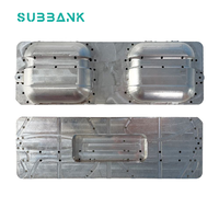 Moule de sublimation 3D Subbank personnalisé pour Airpods Pro, lot de 4 coques en aluminium, outil de chauffage rectangulaire moderne, technique de moulage par injection