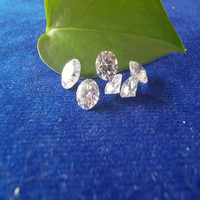 Diamant synthétique CVD HPHT cultivé en laboratoire, poli, qualité VVS DEF, prix moins cher