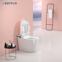 Salle de bain intelligente montée au sol haut de gamme toilette capteur électrique cuvette de toilette automatique WC toilette intelligente