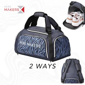 कस्टम लोगो यात्रा जिम Duffle बैग माला डी viagem यूनिसेक्स डिजाइनर खेल जूता डिब्बे के साथ योग सामान बैग Duffel बैग