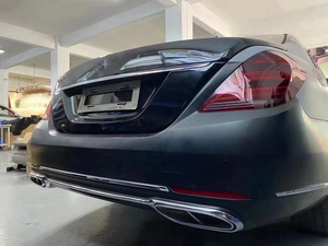 Kit <span class=keywords><strong>de</strong></span> Conversión <span class=keywords><strong>de</strong></span> Carrocería para W221 2006-2012 a W222 MAY <span class=keywords><strong>BACH</strong></span>, Kit <span class=keywords><strong>de</strong></span> Ensamblaje <span class=keywords><strong>de</strong></span> Parachoques con Faros Delanteros y Luces Traseras - Product Image 3