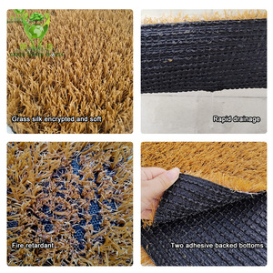Tour verte 25mm hauteur <span class=keywords><strong>de</strong></span> pile paysage extérieur décoratif gazon artificiel tapis <span class=keywords><strong>de</strong></span> tapis d'<span class=keywords><strong>herbe</strong></span> synthétique - Product Image 3
