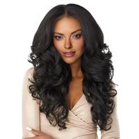 Perruque synthétique noire longue et bouclée de qualité supérieure, sans colle, résistante à la chaleur, pour cosplay, Halloween, fête, Perruque Latisha Sensational