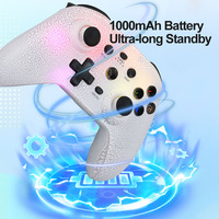 Fabrika cep telefonu oyun denetleyicisi RGB işık programlama düğmesi kablosuz BT Gamepad için P3 PC anahtarı