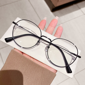 Bán buôn titan kim loại khung quang học Chống ánh sáng màu xanh kính thời trang vòng kính mắt cho phụ nữ người đàn ông - Product Image 2