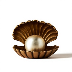 Sculpture décorative moderne, décoration d'intérieur, statue abstraite en métal pour table, figurine artistique de luxe pour salon, bureau, étagère, anniversaire - Product Image 1