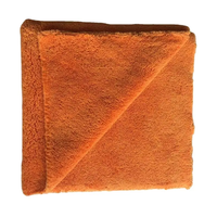 Serviette en microfibre corail ultra douce sans bords 40x40cm, super absorbante, pour le lavage et le detailing automobile