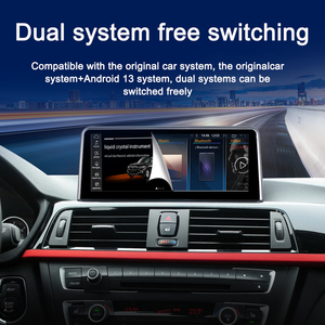 Lelv 10.25 "Android 14 Apple Carplay đài phát thanh xe máy nghe nhạc Màn hình cảm ứng cho 3 Series F30 F31 F34 4 Series F32 F33 F36 NBT 2013-2017 - Product Image 4