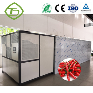 Petit four à air chaud automatique à commande PLC <span class=keywords><strong>pour</strong></span> le traitement alimentaire, sécheur à bande maillée <span class=keywords><strong>pour</strong></span> fruits, légumes, feuilles de thé, boues et fleurs - Product Image 6