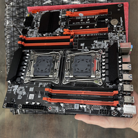 Carte mère de jeu X99 double processeur, prend en charge deux processeurs Xeon E5 LGA2011-3, carte mère X99, 256 Go DDR4 double canal avec M.2
