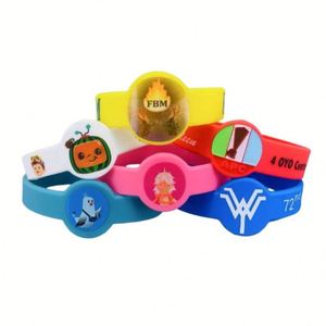 Pulsera de Silicona Personalizada con Logotipo, Rellena de Tinta Inyectada, para Regalos Promocionales - Product Image 3