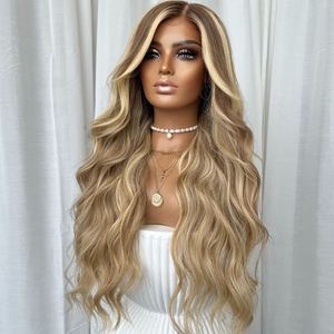 Peluca Corta de <span class=keywords><strong>Pelo</strong></span> Europeo Rubio Ombré con Raíz Marrón, <span class=keywords><strong>Pelo</strong></span> Humano Kosher Crudo, <span class=keywords><strong>Balayage</strong></span>, 13x4, Encaje, Top, Pelucas Judías para Mujer - Product Image 4