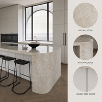 Meubles de cuisine modernes minimalistes de luxe, solution de mobilier sur mesure pour toute la maison, pour projets résidentiels