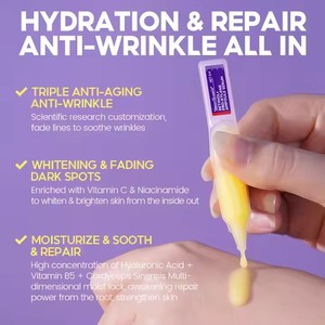 El suero de la ampolla de retinol + tripéptido calma las reparaciones fortalece la piel y disminuye las líneas finas - Product Image 4