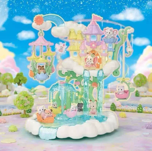Ensemble de jeu Château des Fées dans les Nuages, collection surprise <span class=keywords><strong>Sylvanian</strong></span> Families, avec cascade et accessoires balançoires - Product Image 3