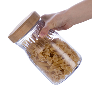 36oz Glass Food Storage Container <strong>With</strong> Bamboo <strong>Lid</strong> Airtight Vacuum Seal BPA Free <strong>Borosilicate</strong> Kitchen Pantry Large Capacity - Product Image 5